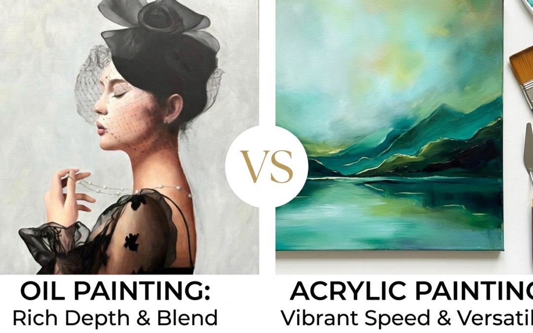 oil vs acrylic painting